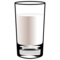 Glass of Milk emoji on Emojidex